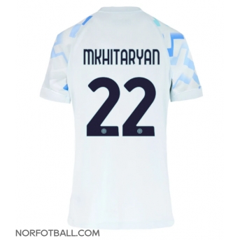Billige Fotballdrakt Inter Milan Henrikh Mkhitaryan #22 Replika Bortedrakt Dame 2025-26 Kortermet
